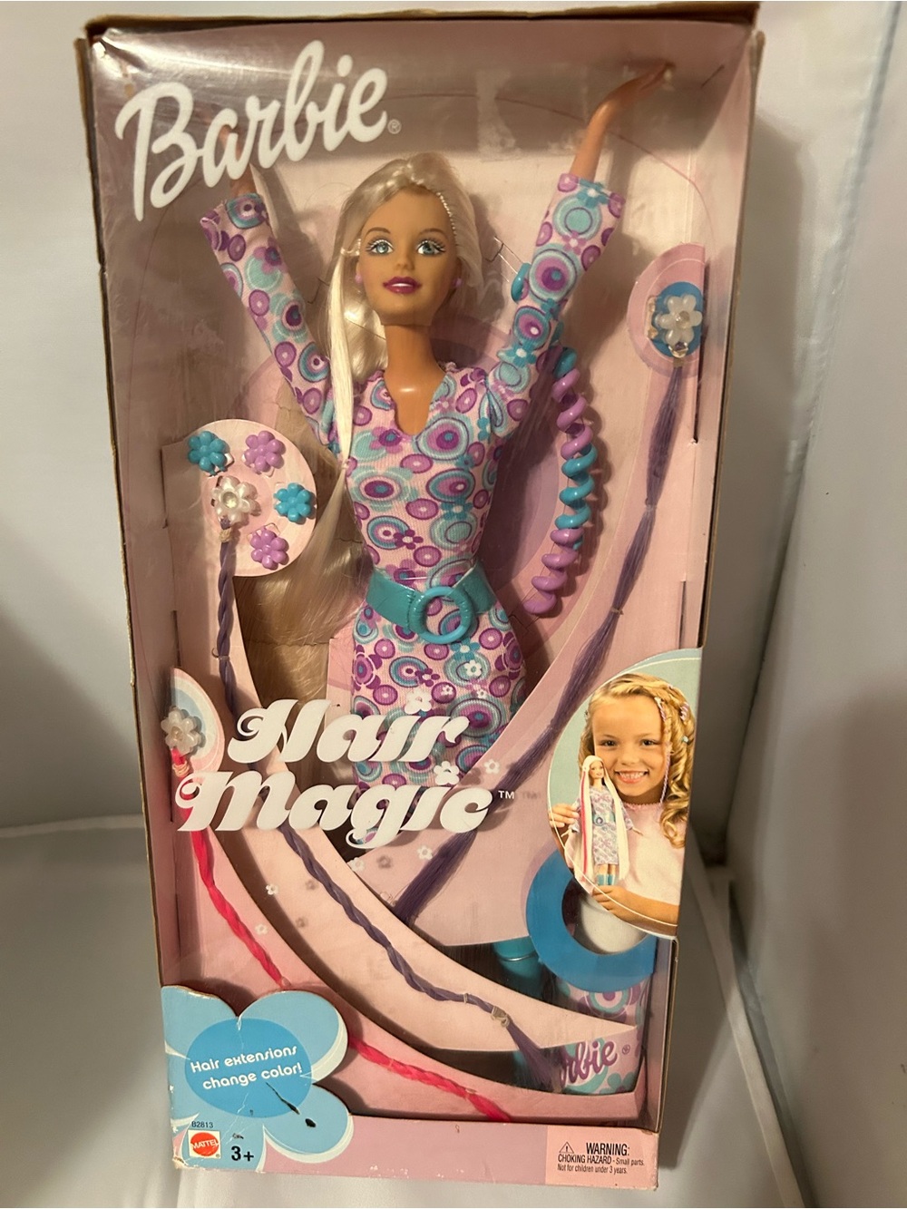 “Hair Magic” Barbie Doll - Pink & Teal!!🩷👗🩵😍